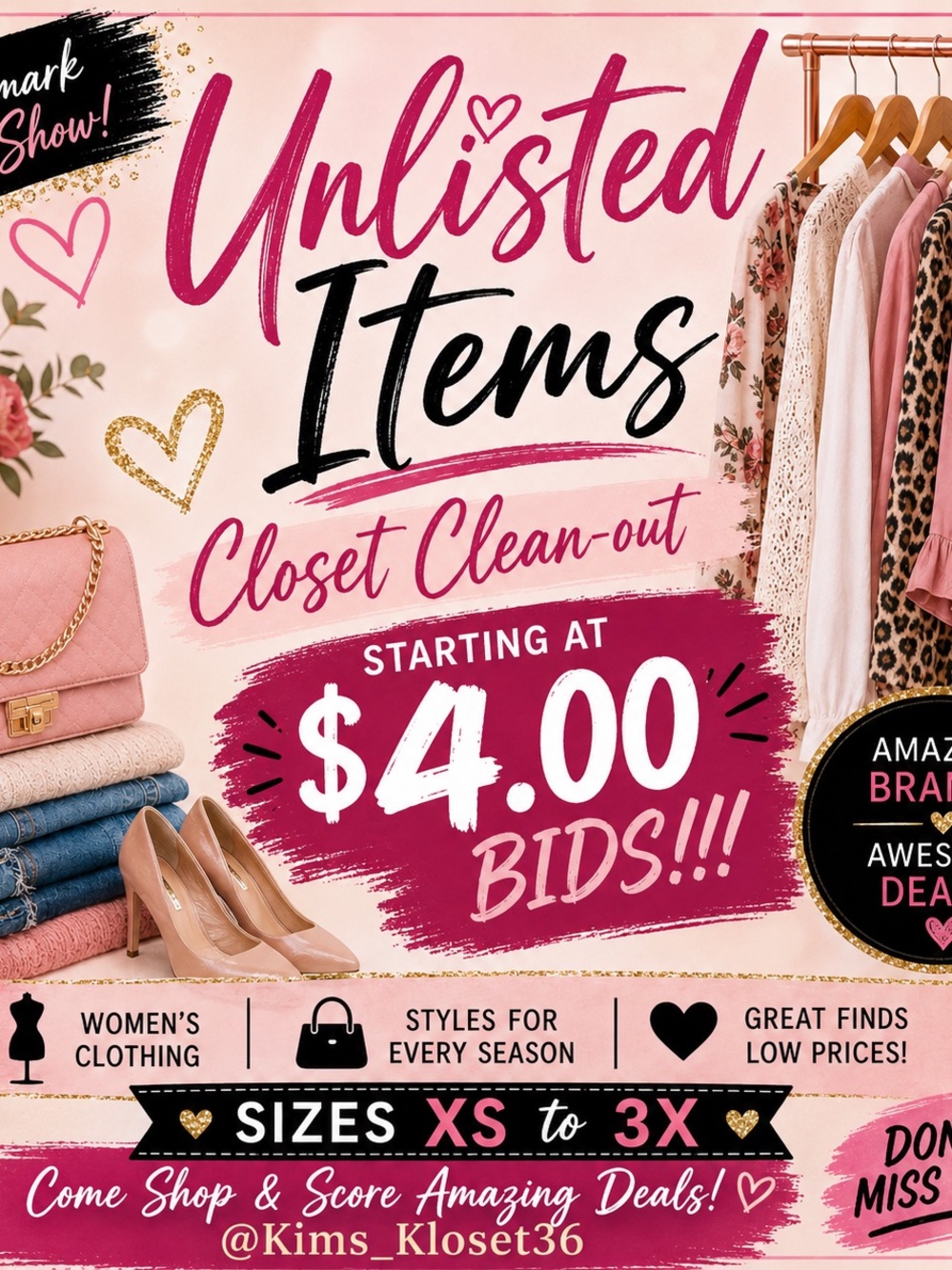 Closet Clean-Out Sale